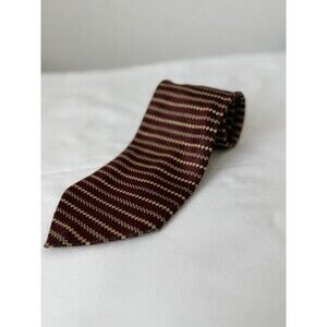 Valentino Cravatte Geometric Print Made in Italy Silk Vintage Tie Money Designer